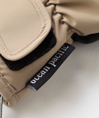 OP／FILA 【ocean pacific】撥水/中綿入りスノーグローブ スマホタッチ可能 ベージュ