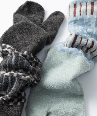 TRICOTE チェッカーボーダータビソックス 40MINT