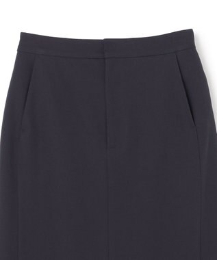 UNFILO イージーチノ Iラインスカート ネイビー
