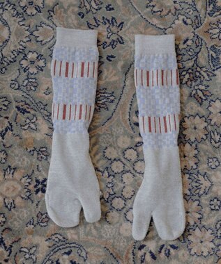 TRICOTE チェッカーボーダータビソックス 40MINT