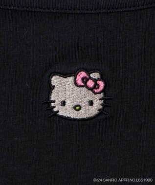 WEGO 【サンリオ】HELLOKITTYコラボ刺繍キャミ ブラック