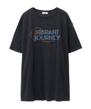 earth music&ecology ウ゛ィンテージライクツアーＴｅｅ Charcoal Gray