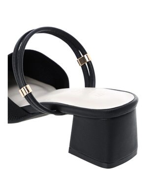 Green Parks ＲＵＰＩＳ．　ニットヒールミュール Black