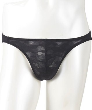 WACOAL MEN ブリーフ  【レースブリーフ】 フロント立体設計 通気性  前閉じ 下着 メンズ  GF2441 /ブロス バイ ワコールメン ブラック