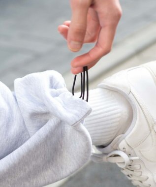 WEGO ユニセックス着用ITEM/ウエストゴム】スウェットパンツ 杢グレー