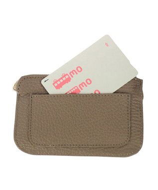 Regalo Felice 【バッグとセットで持っても可愛い / カードが入る / キーチェーン付き】小物ケース / REGALO GYG(グレージュ)