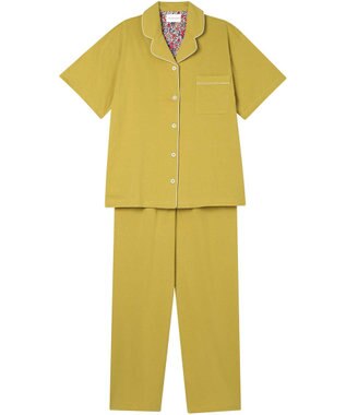 une nana cool 【綿100％】40ハイゲージ天竺半袖パジャマ MADE WITH LIBERTY FABRIC KA