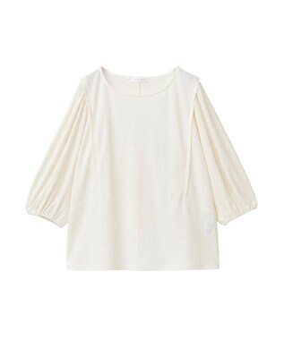 Green Parks 袖表面ドッキングカットプルオーバー Off White