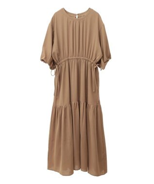 Green Parks ・ＥＬＥＮＣＡＲＥ　ＤＵＥ　５分袖ティアードワンピース Beige