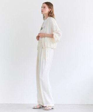 BEIGE， SERAPHIN / ライトシアーギャザー ブルゾン Ecru