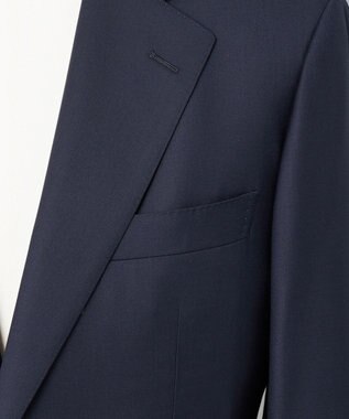 GOTAIRIKU シワになりにくい【御幸毛織/みゆきけおり】Superior160s 3ピーススーツ（ネイビー） ネイビー系