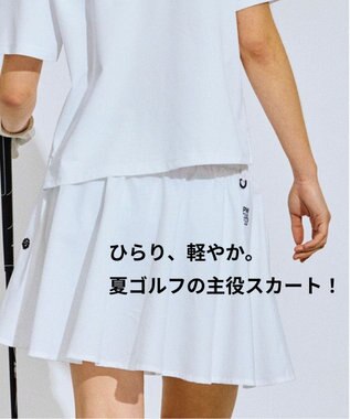PW CIRCULUS 【ペチパンツ付】【WOMEN】フレアスカート ゴルフウェア レディース ホワイト系