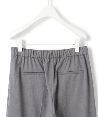 ICB 【洗える】Ｔ/Wブロード ワイドストレートパンツ ライトグレー系