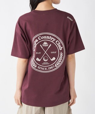 OP／FILA 【Kappa】ゴルフグラフィック Tシャツ レッド