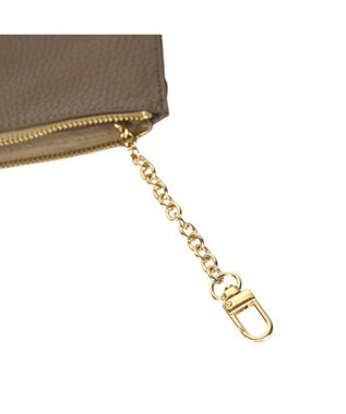 Regalo Felice 【バッグとセットで持っても可愛い / カードが入る / キーチェーン付き】小物ケース / REGALO GYG(グレージュ)