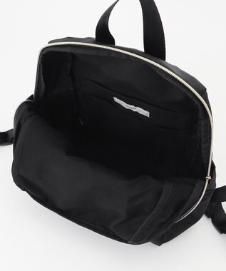 ANY 【PC・A4サイズ収納可】スクエアマルチポケットリュック ブラック