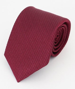 J.PRESS MEN タッサーシルク ネクタイ レッド系