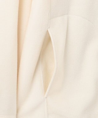 JOSEPH ABBOUD MOUNTAIN 【ライトシャツアウター】ハイカウントマイクロフリースシャツ アイボリー系