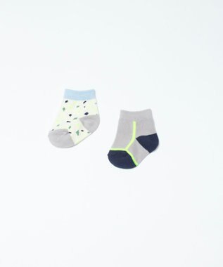 TRICOTE TERRAZZO SOCKS SET OF 2 / テラゾソックス2セット (BABY) 05BOY