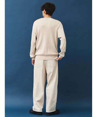 CRAFT STANDARD BOUTIQUE ワイドリブクルーネックニットプルオーバー Ivory