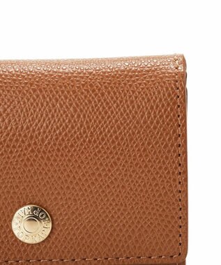 TOPKAPI 【TOPKAPI】角シボ型押し・三つ折りミニ財布 COLORATO コロラート ブラウン