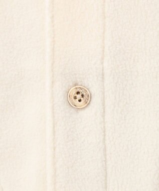 JOSEPH ABBOUD MOUNTAIN 【ライトシャツアウター】ハイカウントマイクロフリースシャツ アイボリー系