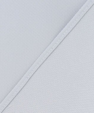 ICB L 【UVケア・速乾・接触冷感・洗える】BackSatinAmunzen デザインブラウス サックスグレー系