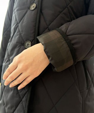 J.PRESS LADIES S 【2way】プレミアムBasic キルティング コート ネイビー系