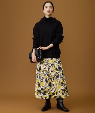 自由区 L ウールブークレ フーディー ブラック