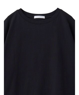 Green Parks ５分袖裾シアードッキングチュニック Black