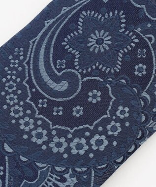 JOSEPH HOMME 【日本製】ペイズリージャガード　ネクタイ ネイビー系7
