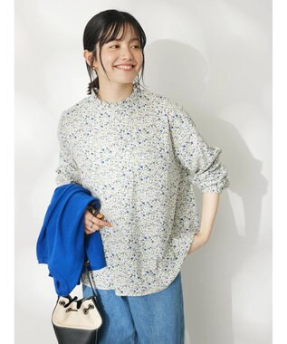 CRAFT STANDARD BOUTIQUE 衿フリルブラウス Flower