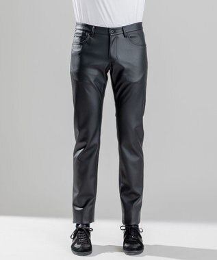 JOSEPH HOMME 【感動的な滑らかさと弾力】シンセティックレザー / CIGAR 5P ブラック系