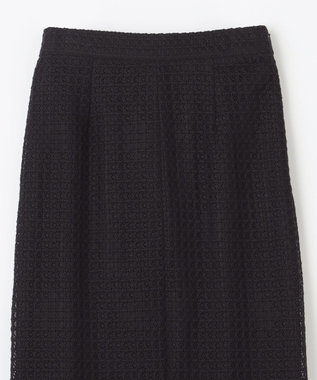 GRACE CONTINENTAL ラッセルメッシュスカート ブラック