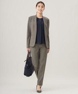 J.PRESS LADIES 【WEB限定カラーあり・A4サイズ収納可・撥水】 ナイロン トート バッグ ネイビー系