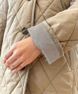 J.PRESS LADIES S 【2way】プレミアムBasic キルティング コート ベージュ系