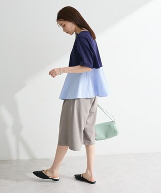 Green Parks 華やぎカットソー（アシメヘム） Off White