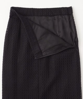 GRACE CONTINENTAL ラッセルメッシュスカート ブラック