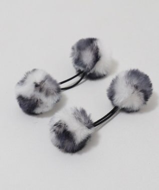 WEGO L2Pダブルポンポンヘアゴム 柄2