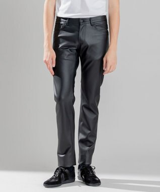 JOSEPH HOMME 【感動的な滑らかさと弾力】シンセティックレザー / CIGAR 5P ブラック系