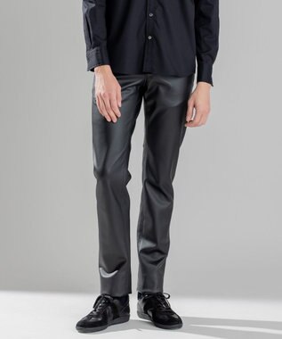 JOSEPH HOMME 【感動的な滑らかさと弾力】シンセティックレザー / CIGAR 5P ブラック系