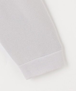 自由区 【XSサイズ～/洗える/セット可】シャインハイゲージ カーディガン ライトグレー系