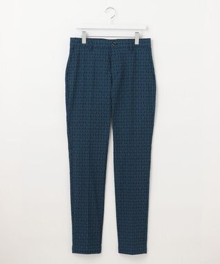 23区GOLF 【MEN】【ストレッチ】エッフェル塔柄 ジャガードパンツ ネイビー系5