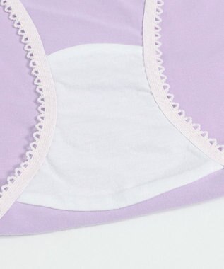 WEGO 【ハーフトップ＆ショーツセット】Liliane　Ciel　　レースアップリボン ライトパープル