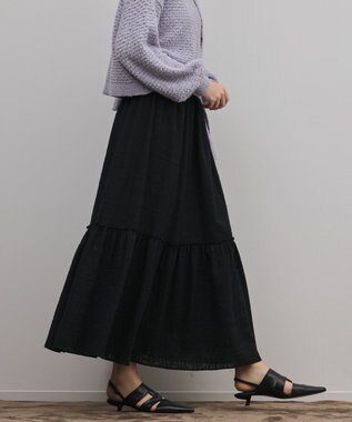 GRACE CONTINENTAL ティアードエンブロイダリースカート