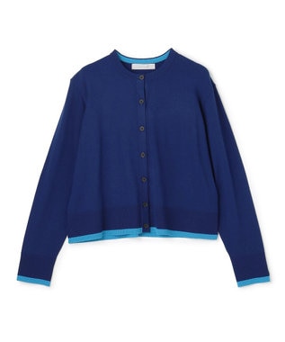 UNFILO マイビューティニット バイカラー カーディガン