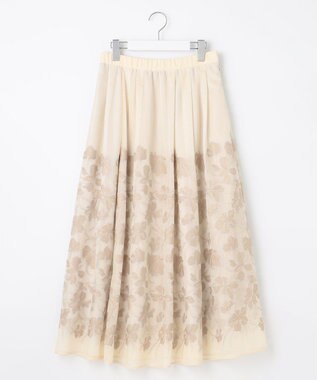 自由区 【Premium Collection】フラワーエンブロイダリーチュール  スカート