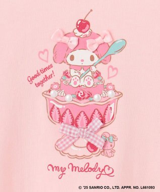 ANY KIDS 【any FAM ×サンリオキャラクターズ】パフスリーブ Tシャツ マイメロディ×ピンク