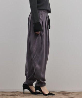 GRACE CONTINENTAL フィブリルバルーンパンツ チャコール