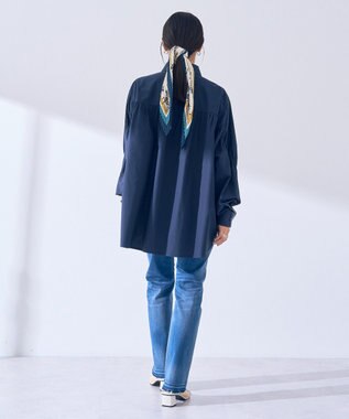 YECCA VECCA カットオフスリムストレートデニムパンツ Indigo